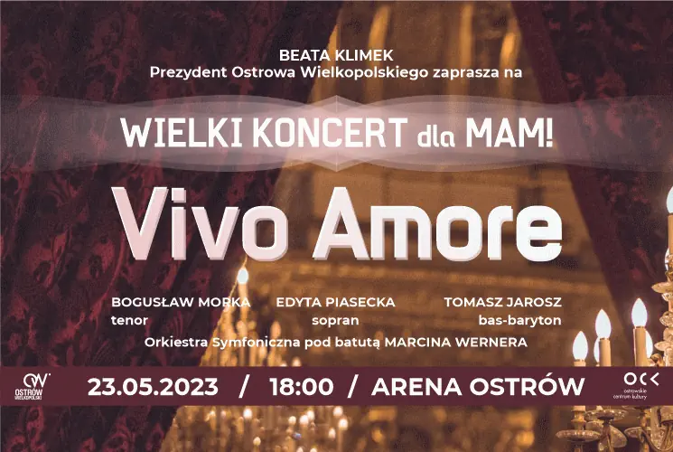 vivo amore wielki koncert dla mam 3mk arena ostrow